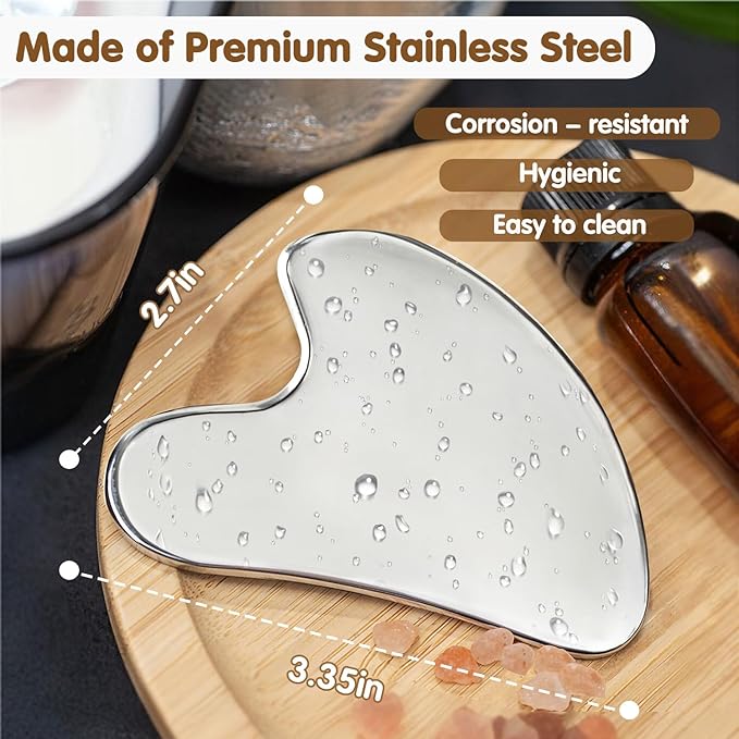 ShopMandu. Premium Stainless Steel Gua-Sha
