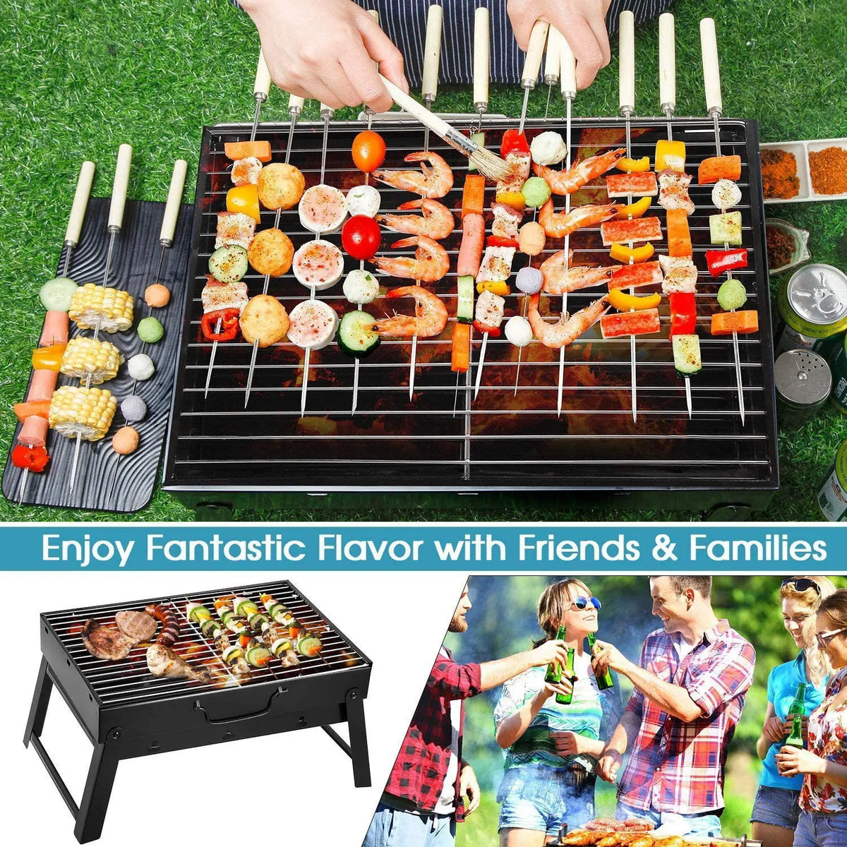 The Ember Mini Foldable BBQ