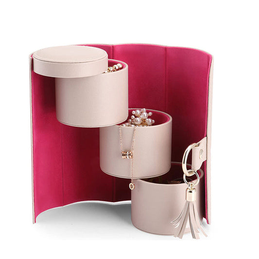 Luxury Leather Jewelry Storage Box