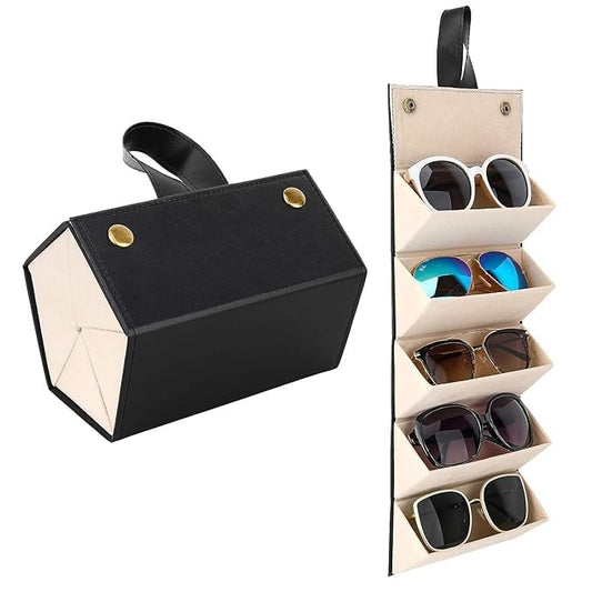 Lux Foldable Spectacle Repository – Black Edition