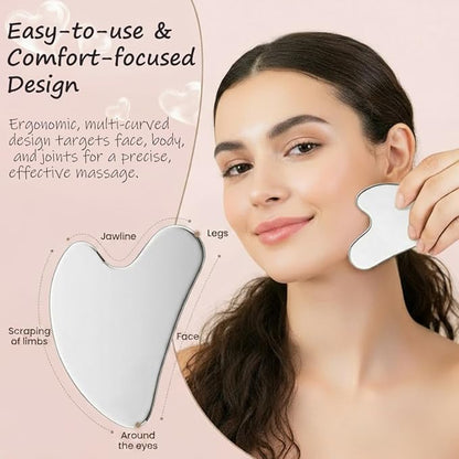 ShopMandu. Premium Stainless Steel Gua-Sha