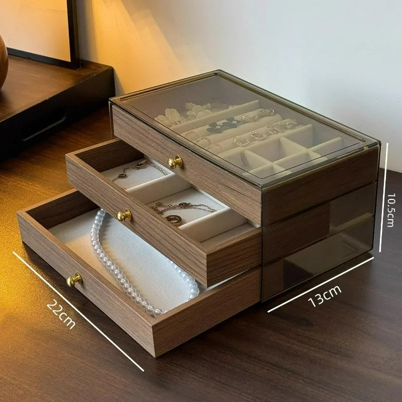 Premium-Wooden Jewellery Organizer