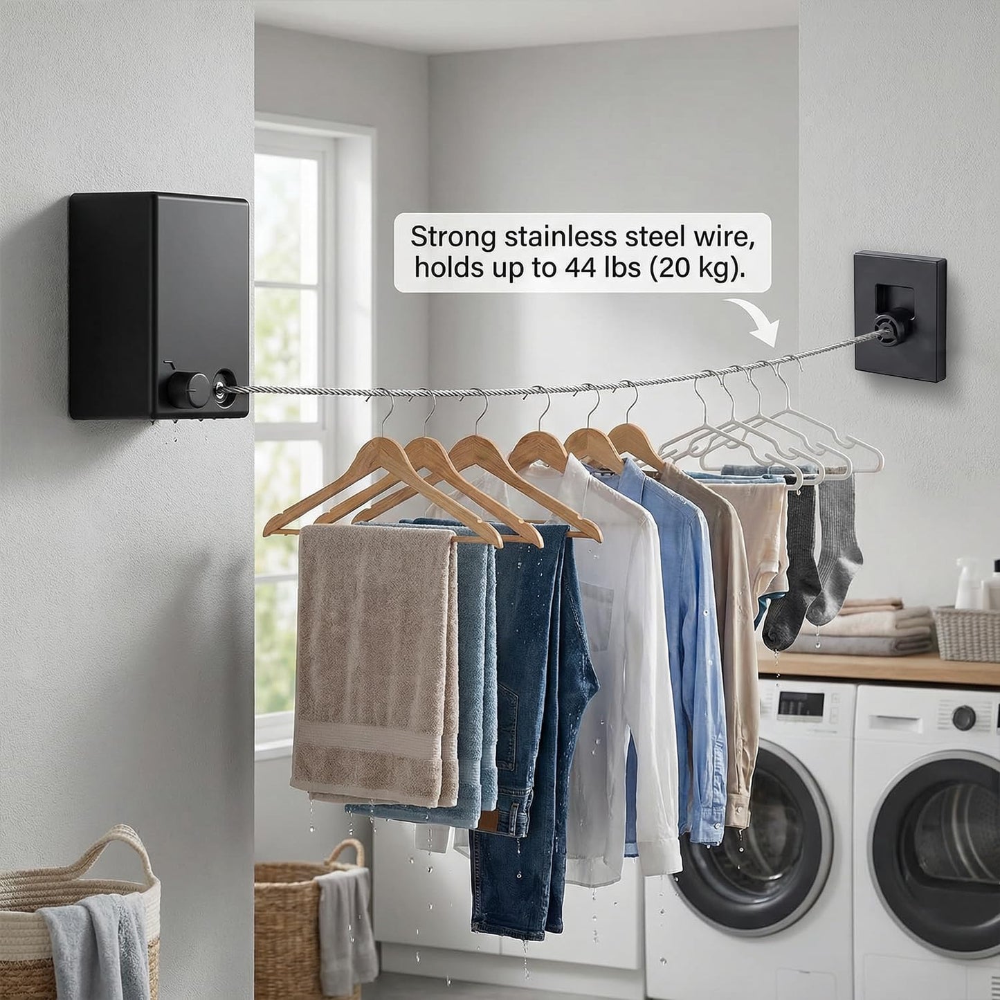 LINEAR-AXIS CLOTHESLINE