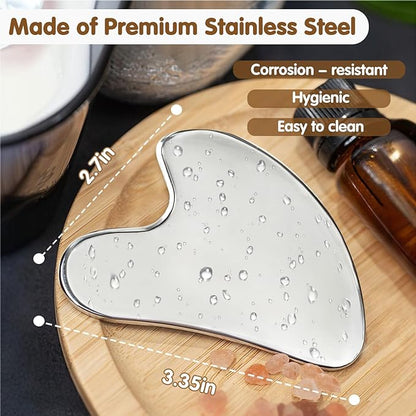 ShopMandu. Premium Stainless Steel Gua-Sha
