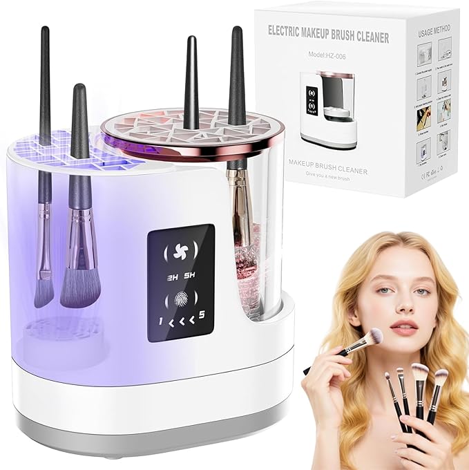 ShopMandu 2-in-1 Brush Cleanser & Dryer