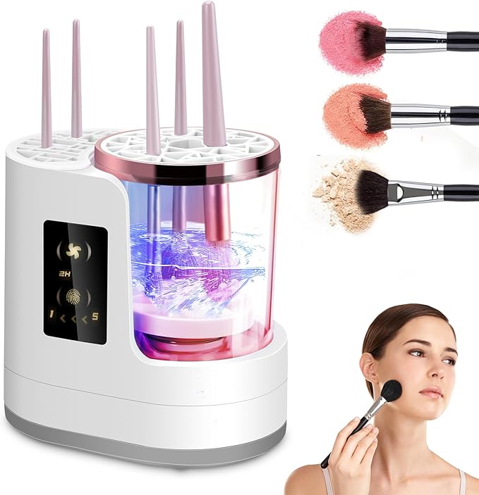 ShopMandu 2-in-1 Brush Cleanser & Dryer