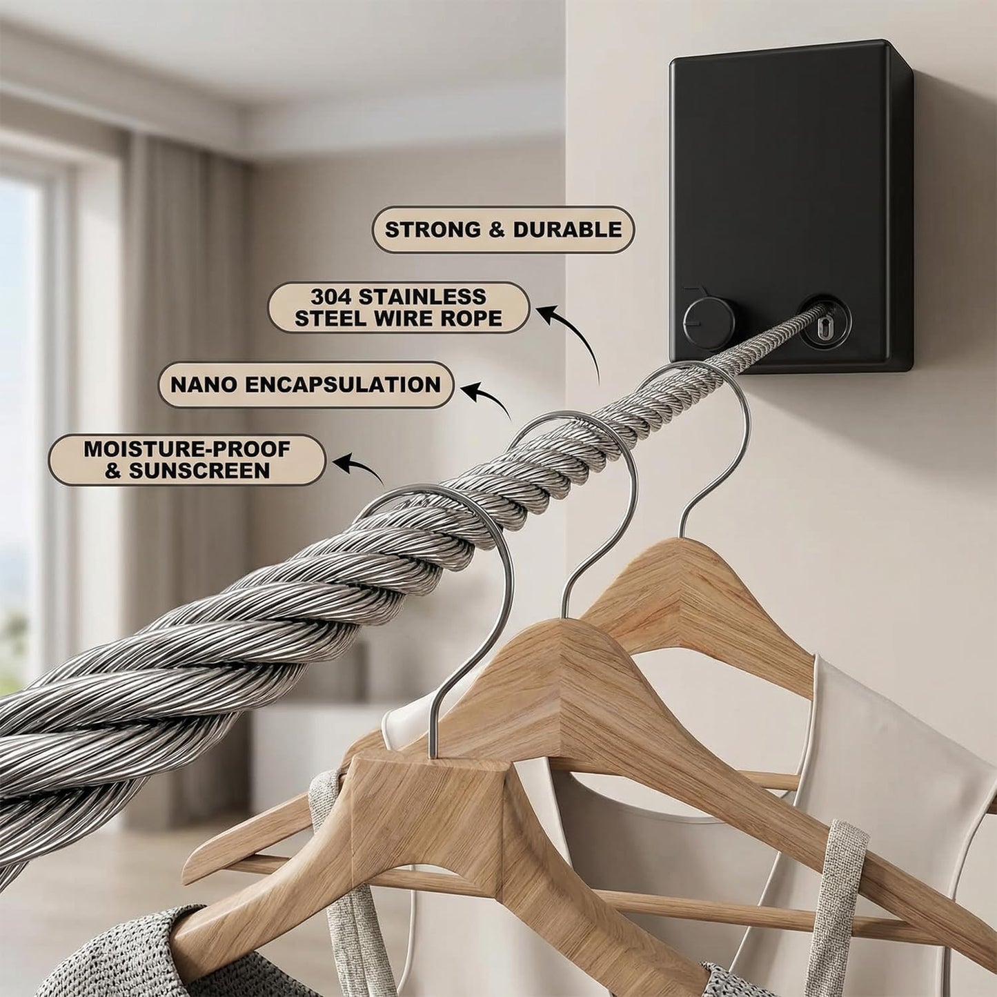 LINEAR-AXIS CLOTHESLINE
