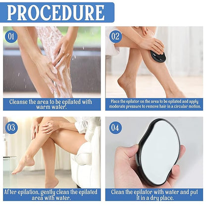Translucent Dermal Crystal Epilator