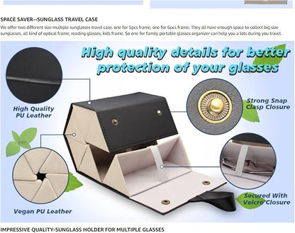 Lux Foldable Spectacle Repository – Black Edition