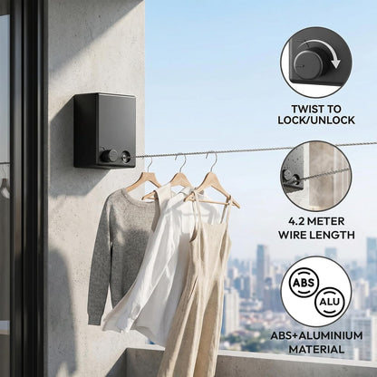 LINEAR-AXIS CLOTHESLINE
