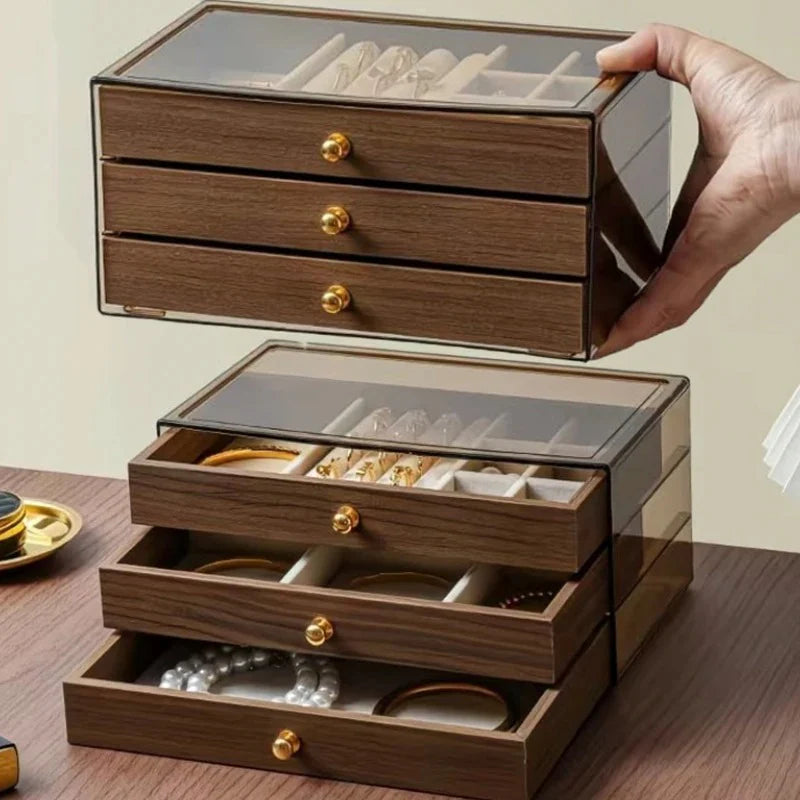 Premium-Wooden Jewellery Organizer